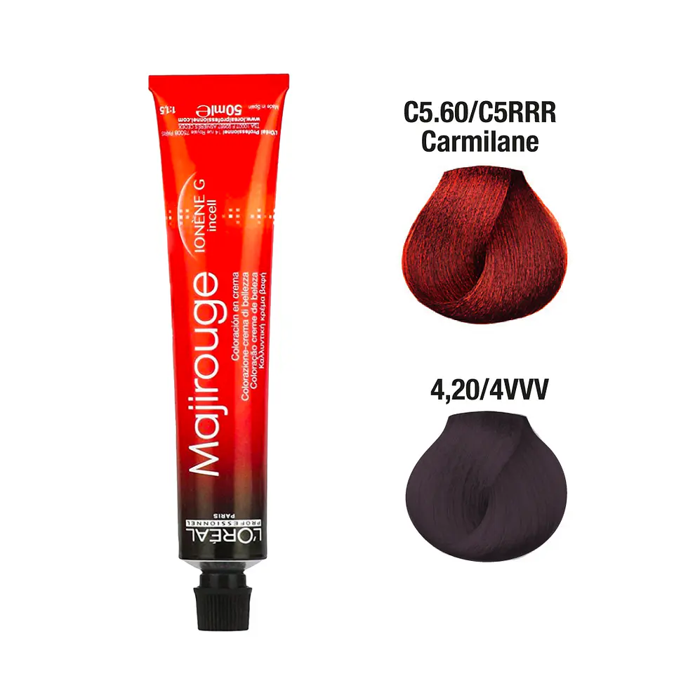 Tinte Permanente L'ORÉAL Majirouge Ionene G Incell 50ml 3