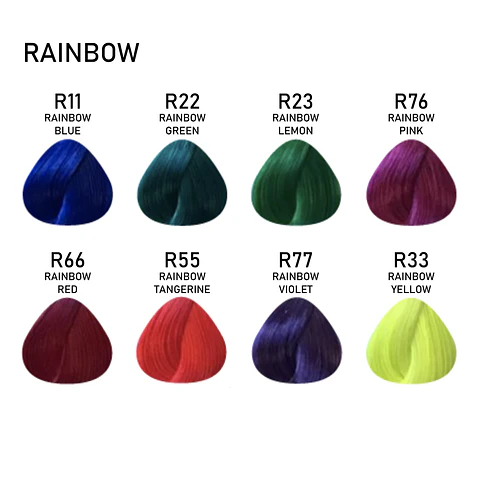 Tinte Permanente Fantasía Larga Duración DUVY CLASS Rainbow Color 60mL