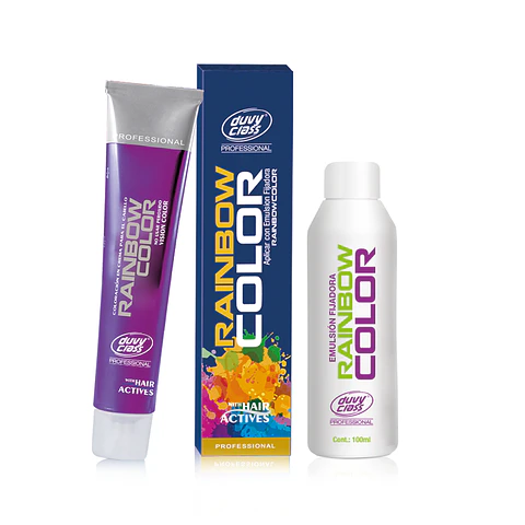 Tinte Permanente Fantasía Larga Duración DUVY CLASS Rainbow Color 60mL