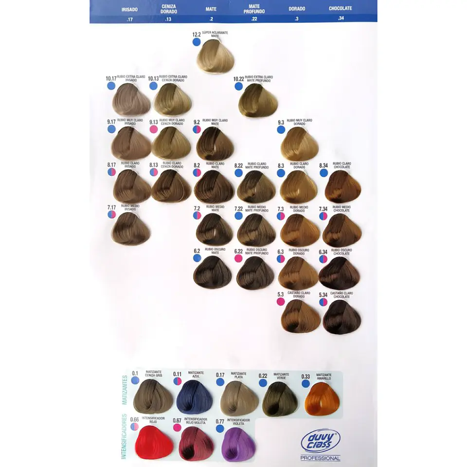 Tinte Permanente DUVY CLASS Vision Color 60mL 3