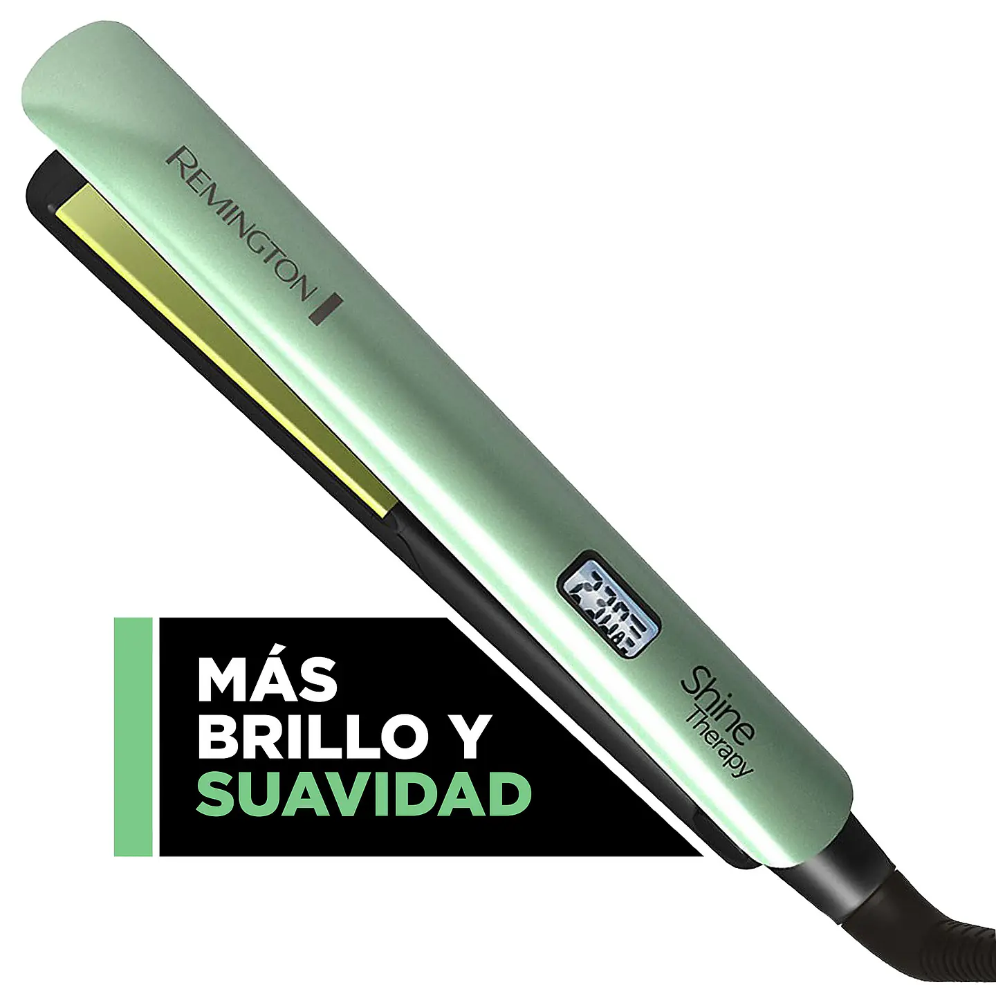 Plancha Digital de Aguacate y Macadamia Profesional REMINGTON Shine Therapy S-9960 1