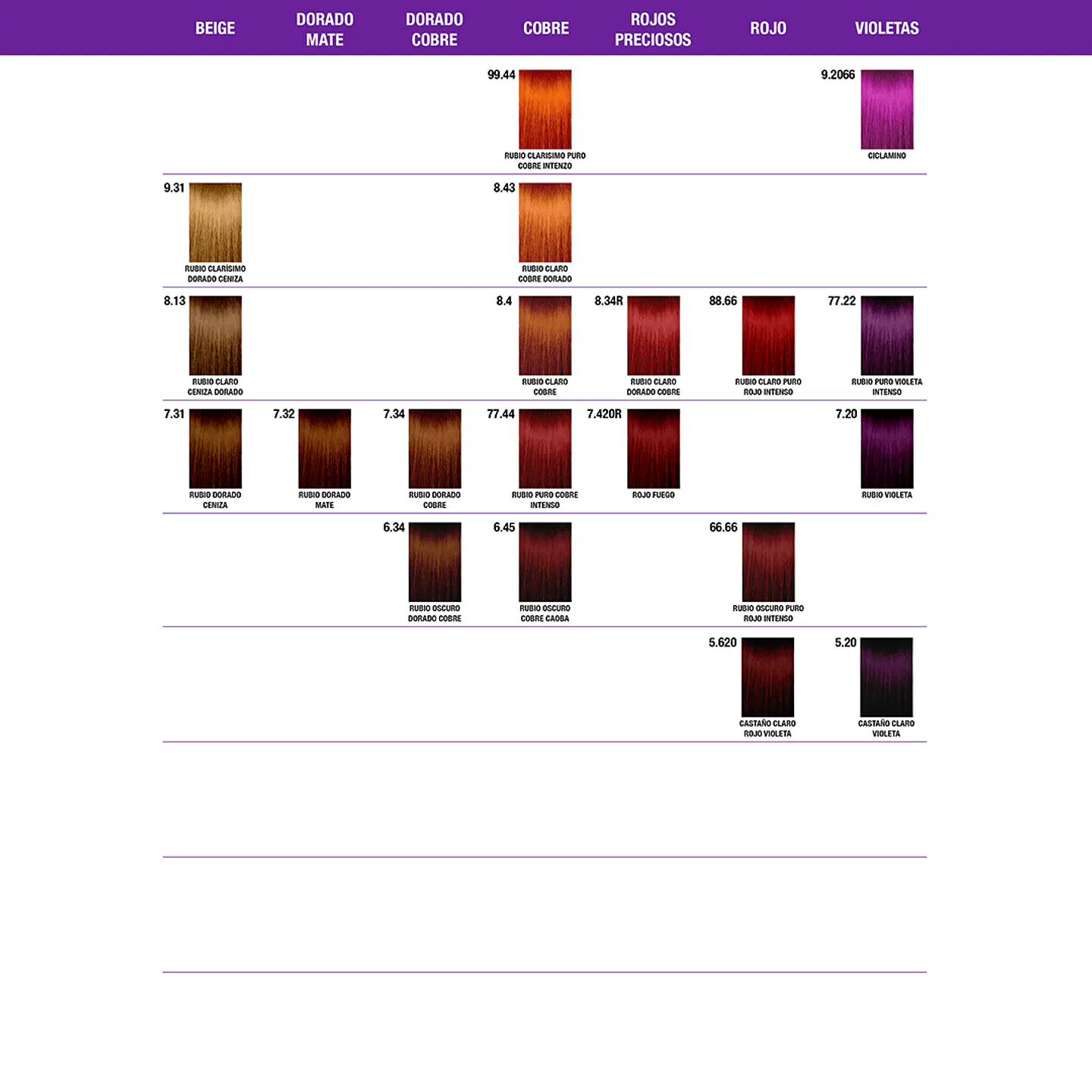 Tinte Permanente Profesional FUSIONCOLORI 70ml 4