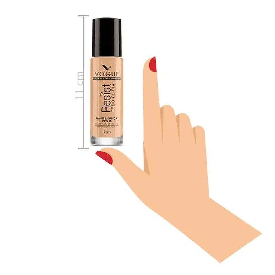 Base Líquida VOGUE Resist 30ml 4