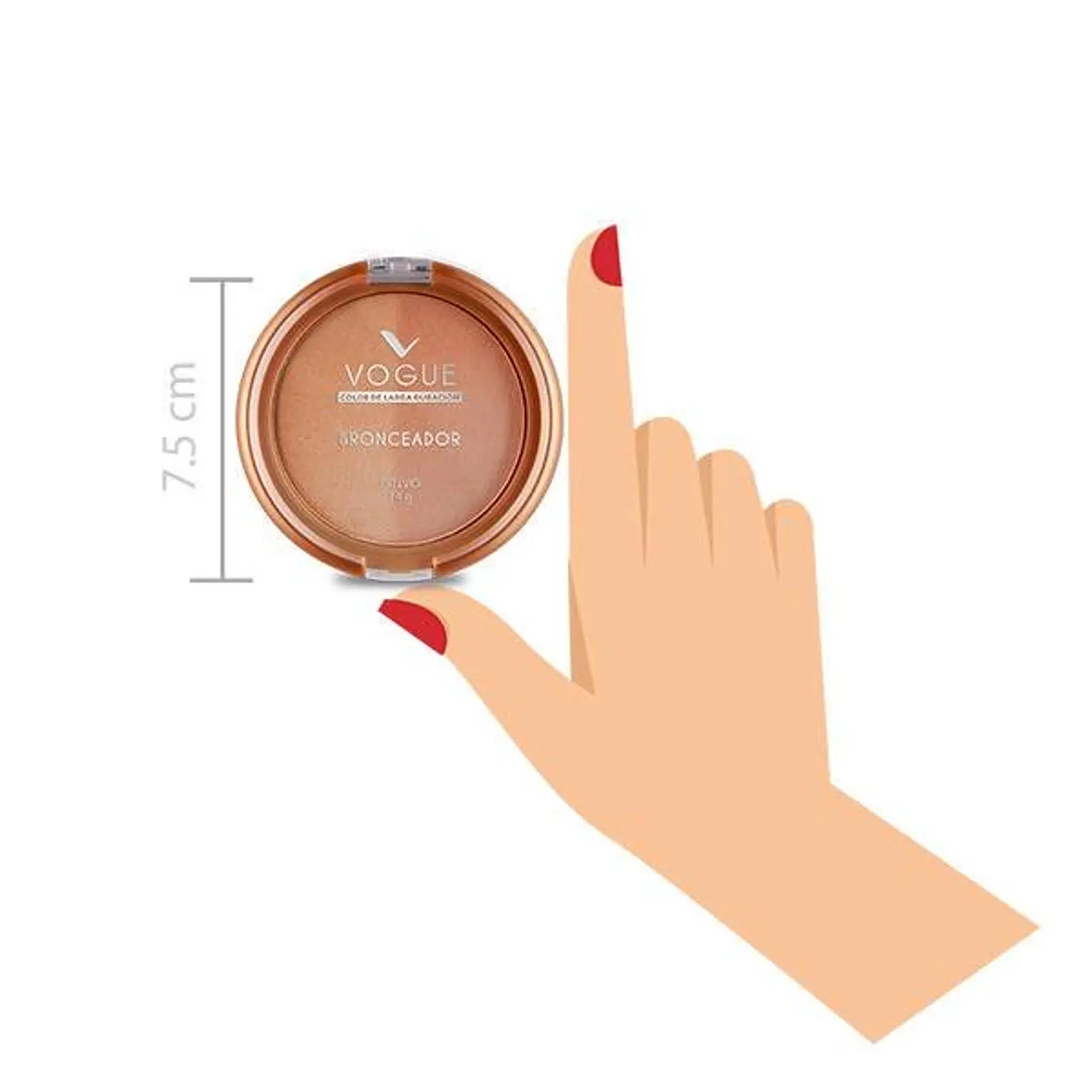 Polvo Bronceador VOGUE 14g 4