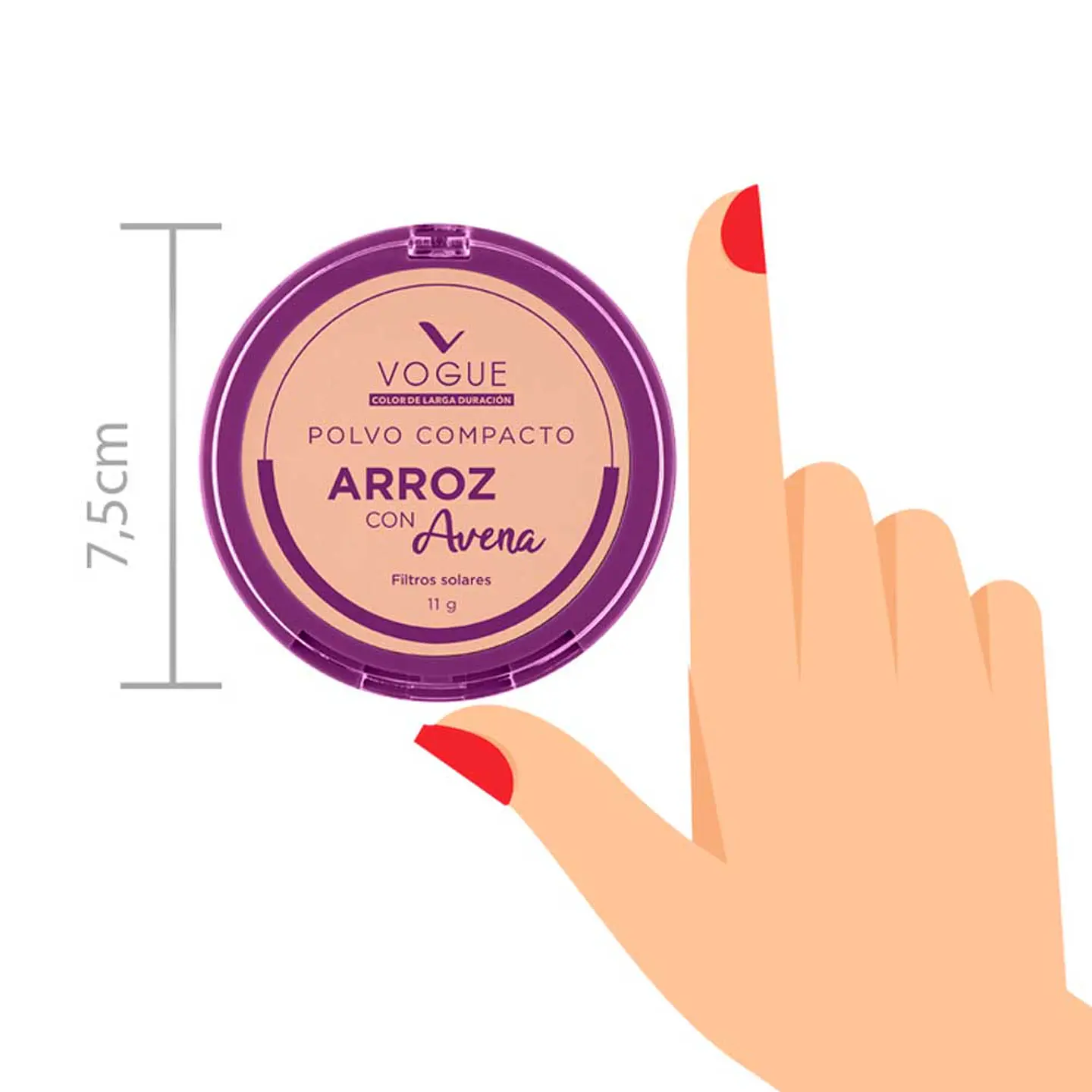 Polvo VOGUE Arroz con Avena 11g 4