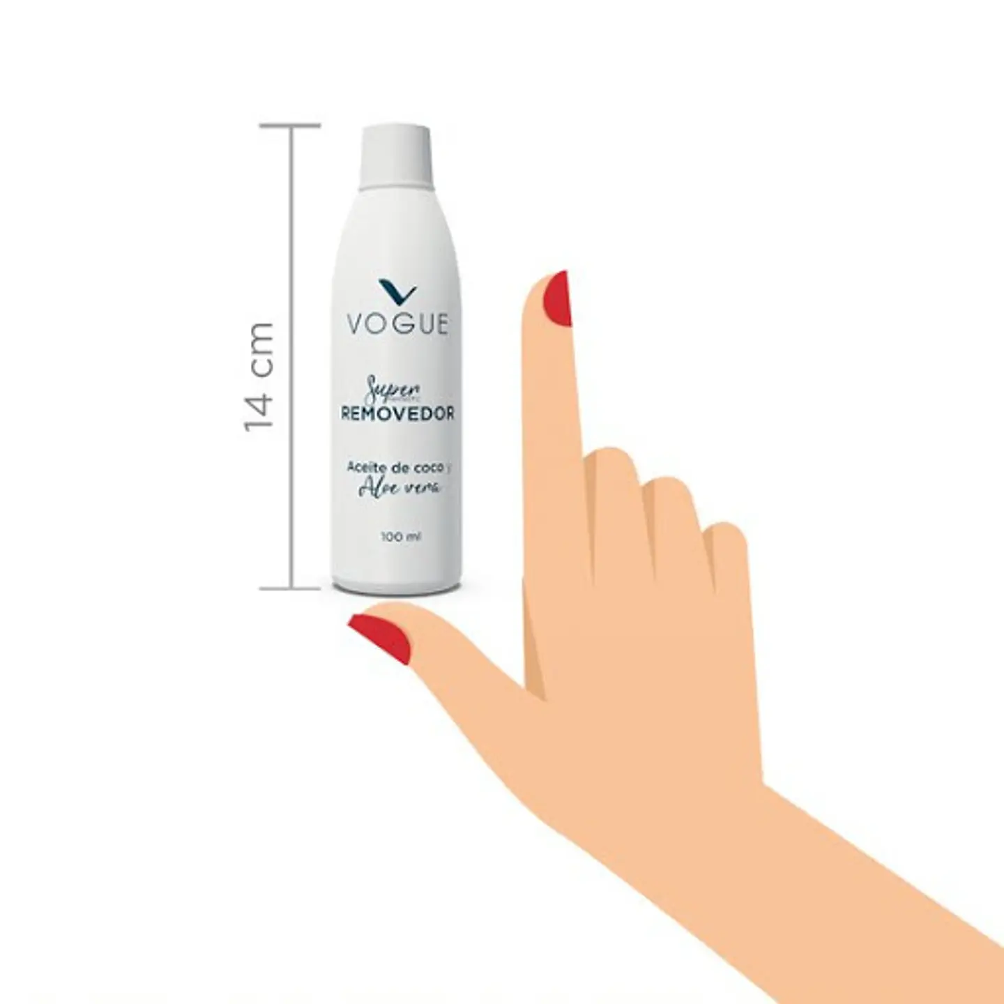 Removedor con Aceite De Coco y Aloe Vera VOGUE Super Fantastic 100ml 2
