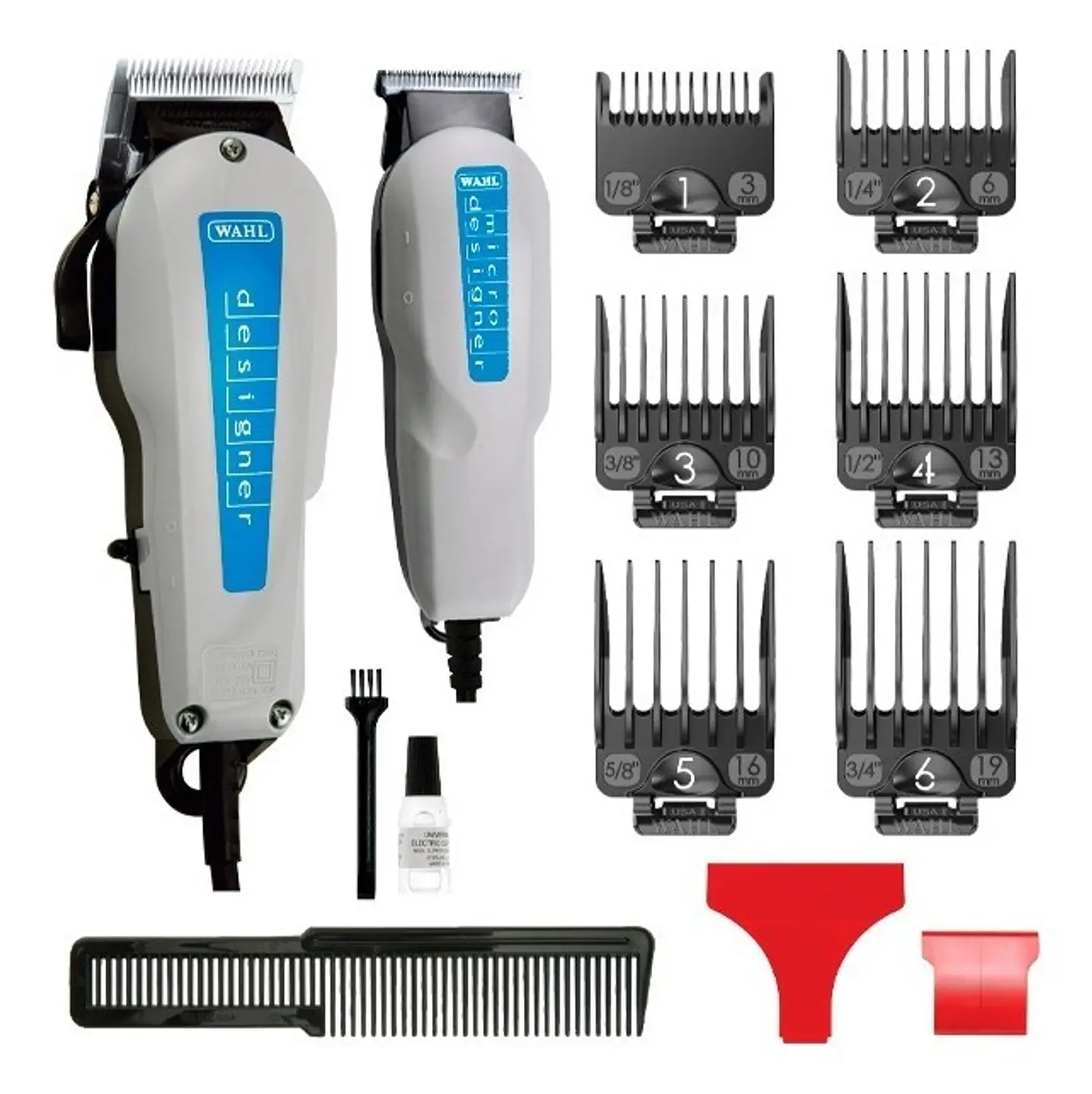 Pack Máquina Cortadora y Patillera Profesional WAHL Designer Six 2