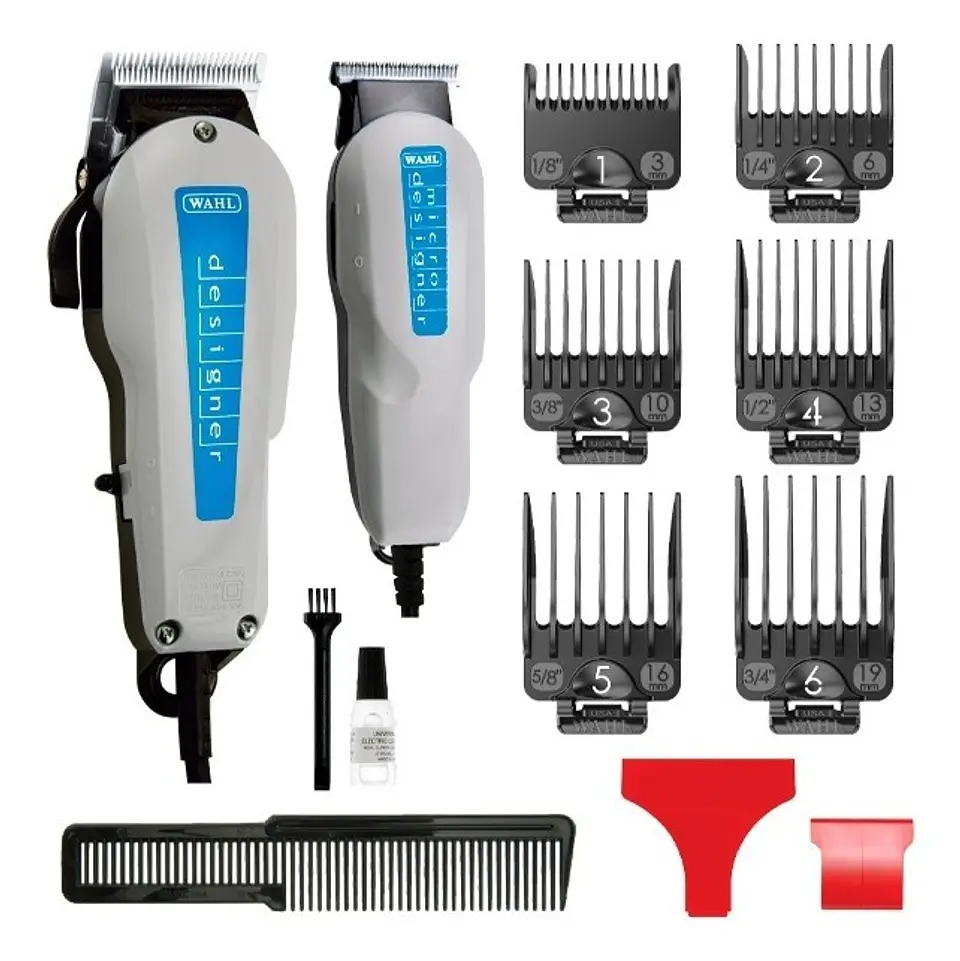 Pack Máquina Cortadora y Patillera Profesional WAHL Designer Six 2
