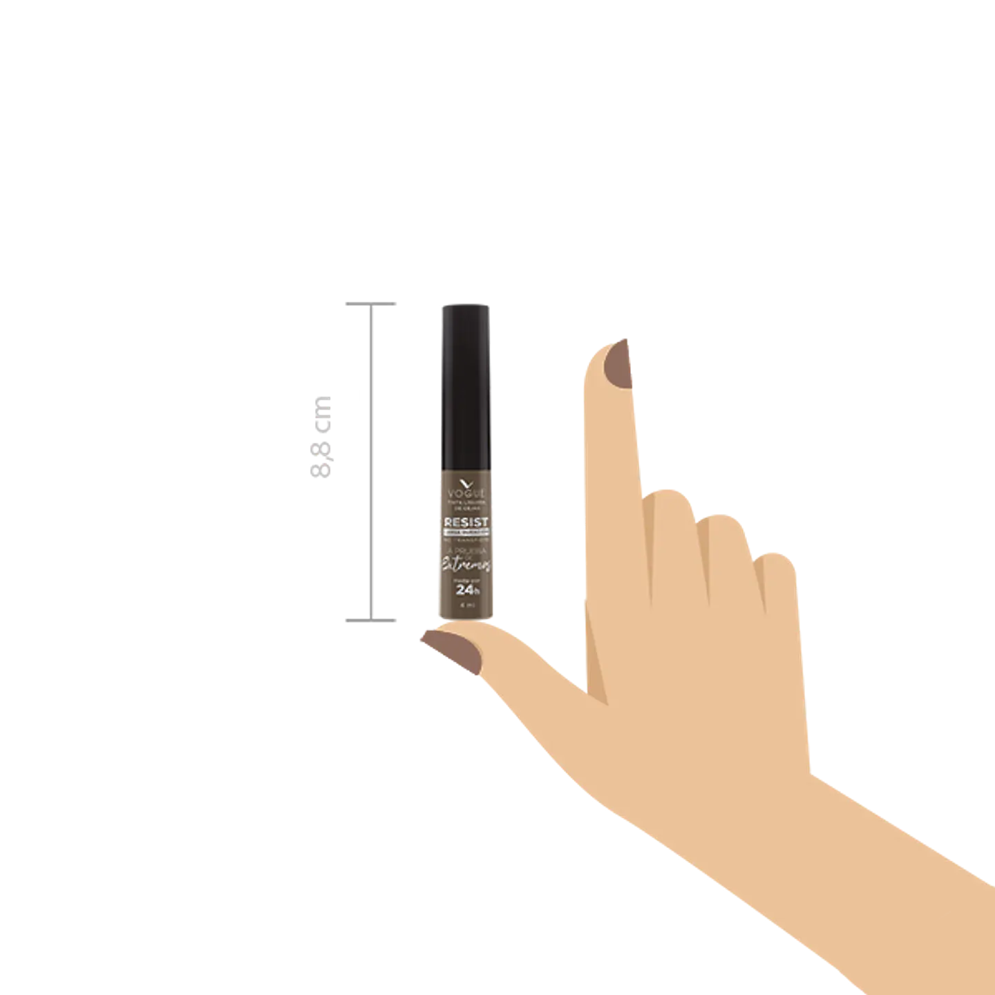 Tinta Líquida de Cejas VOGUE Resist 4ml 5