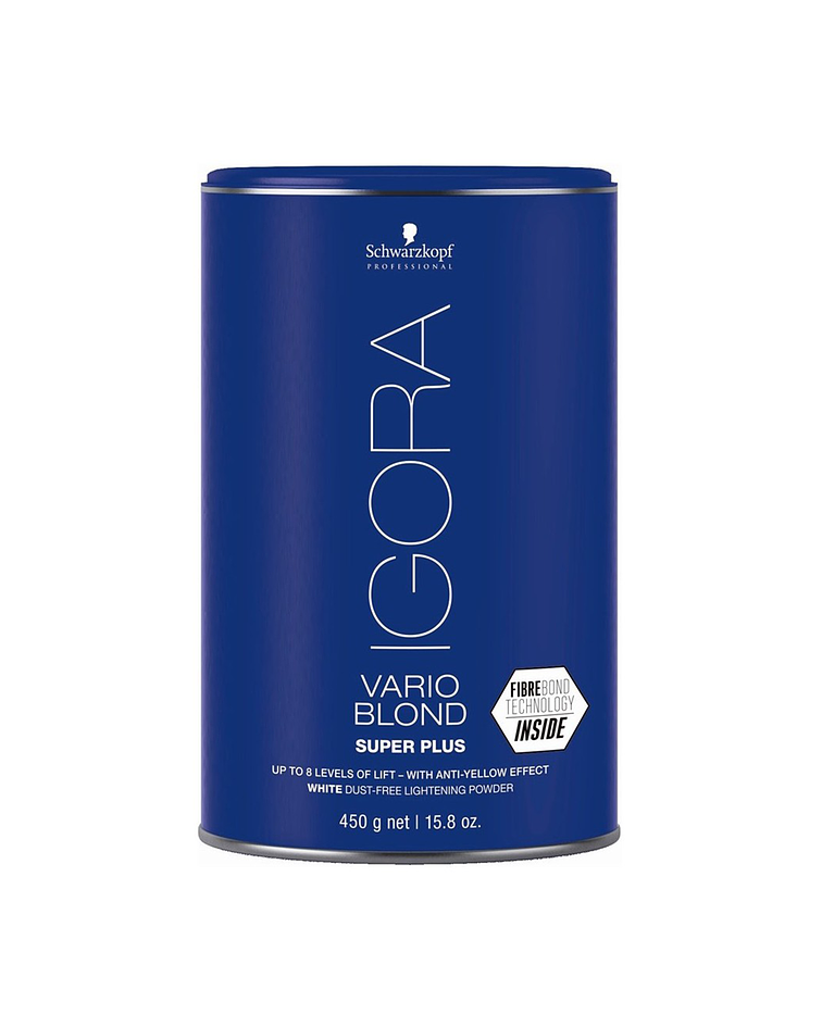 Povo Decolorante Super Plus IGORA VARIO BLOND Tarro 450g