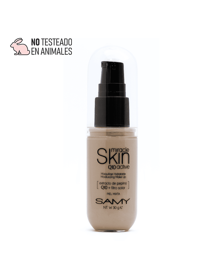 Base de Maquillaje Hidratante Miracle Skin Q10 Active SAMY 30g