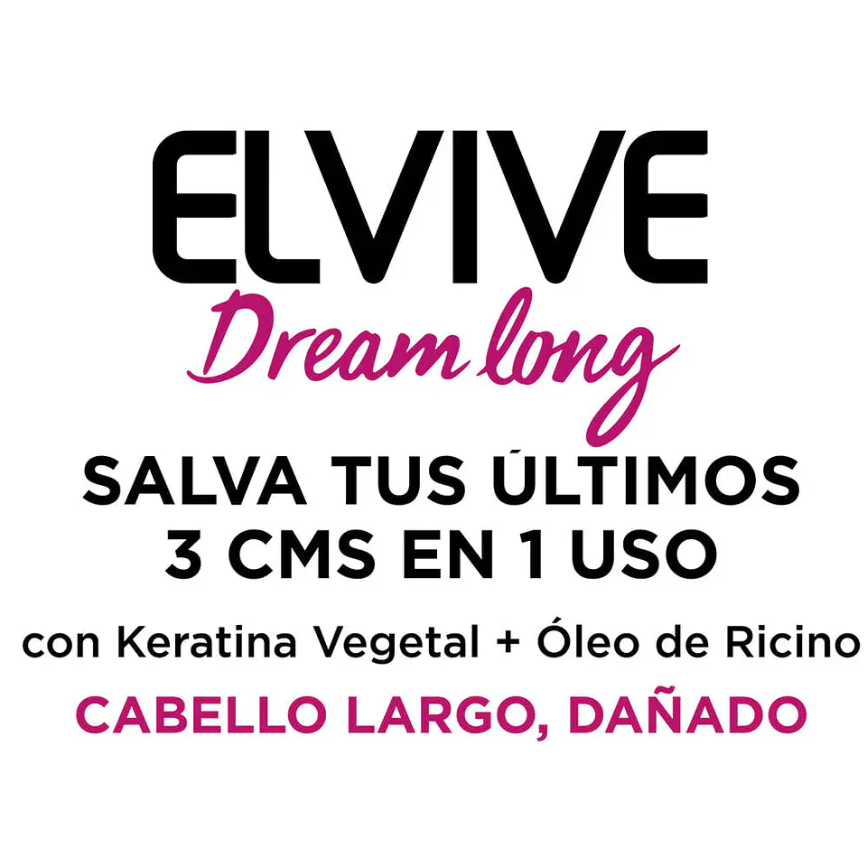 Pack Champú 400ml + Champú 200ml Reconstructor L'ORÉAL Elvive Dream Long 2