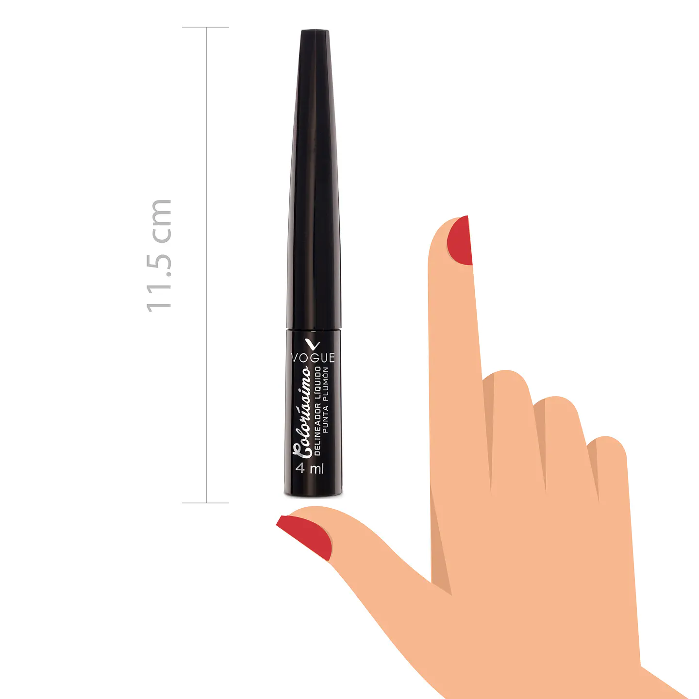 Delineador Líquido de Ojos VOGUE Colorissimo 4ml 5
