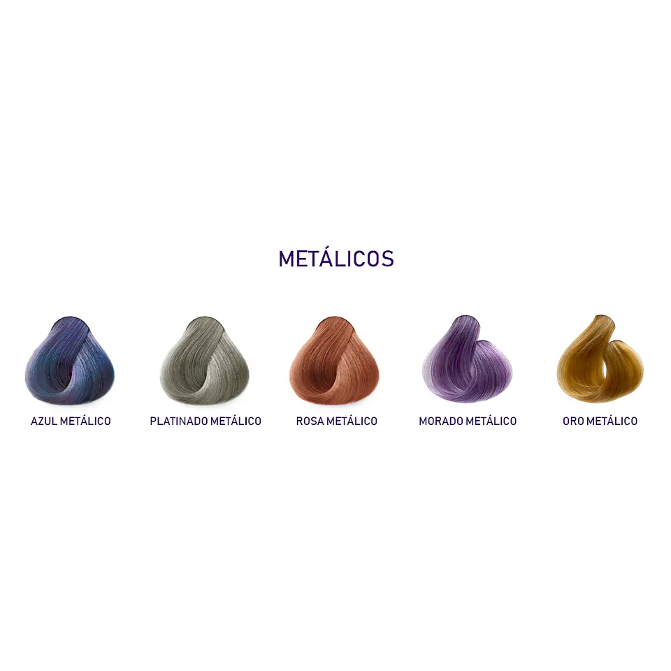 Tinte Demipermanente Metallics KÜÜL Color System 90g 3