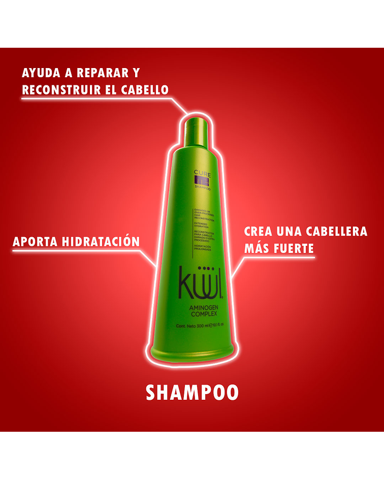 Champú para Cabello Dañado KÜÜL Cure Me 300ml