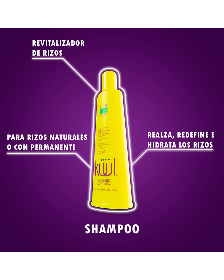 Champú para Cabello Rizado KÜÜL Curl Me 300ml