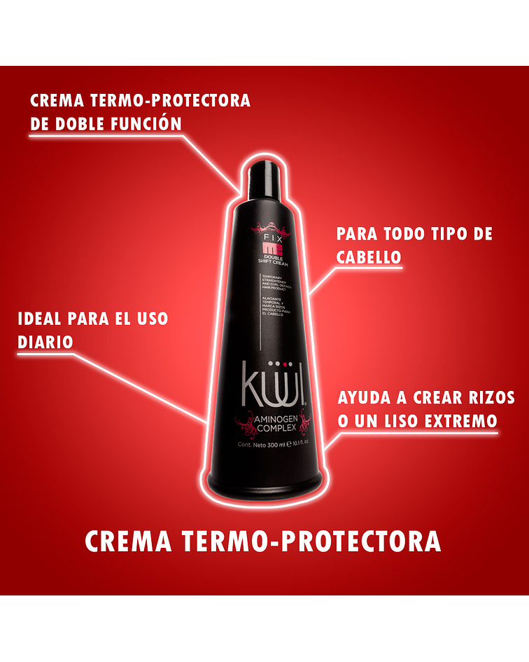 Crema para Peinar Double Shift Cream KÜÜL Fix Me 300ml