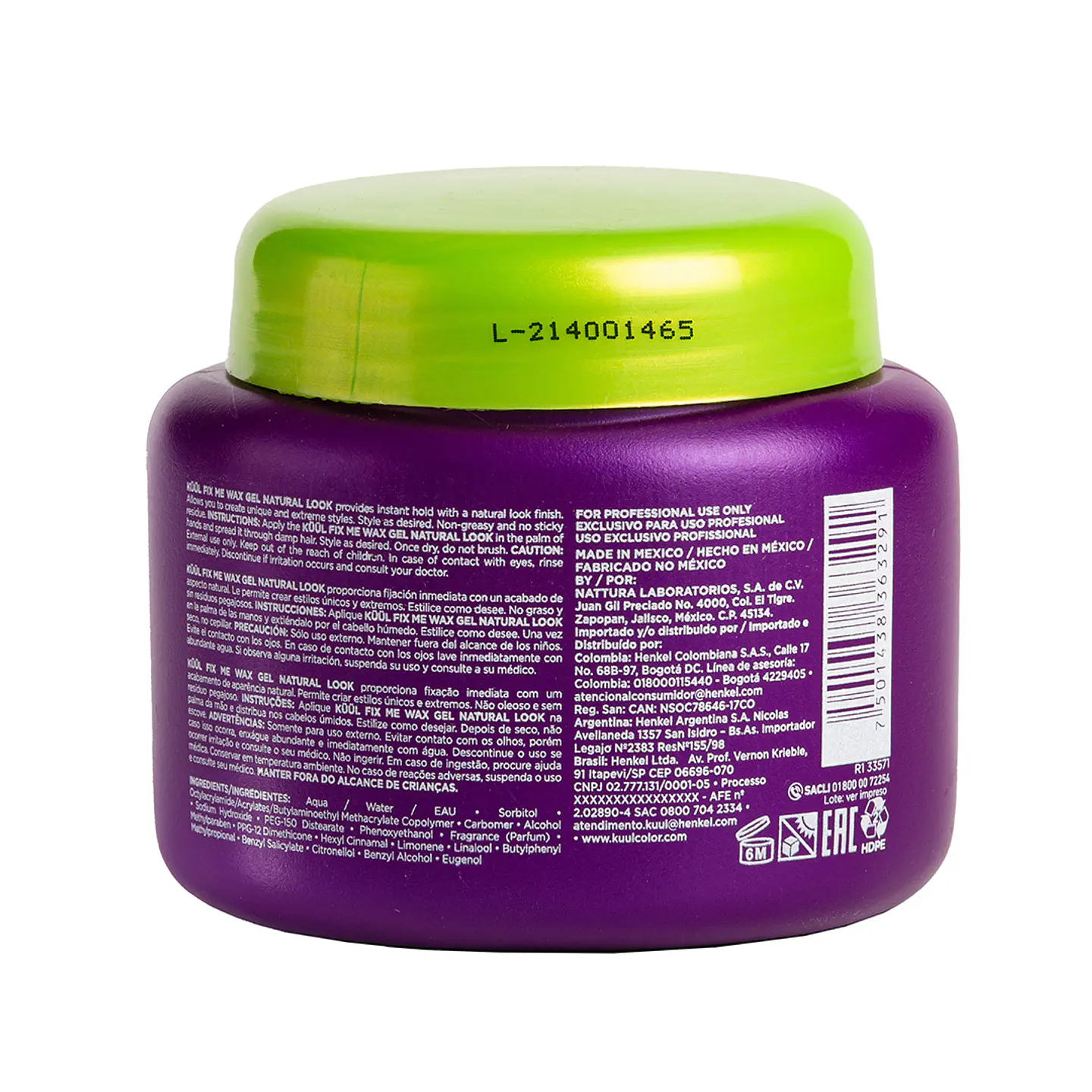 Cera en Gel Wax Gel Natural Look KÜÜL Fix Me 270g 2