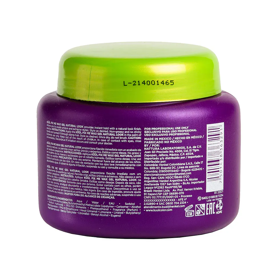 Cera en Gel Wax Gel Natural Look KÜÜL Fix Me 270g 2