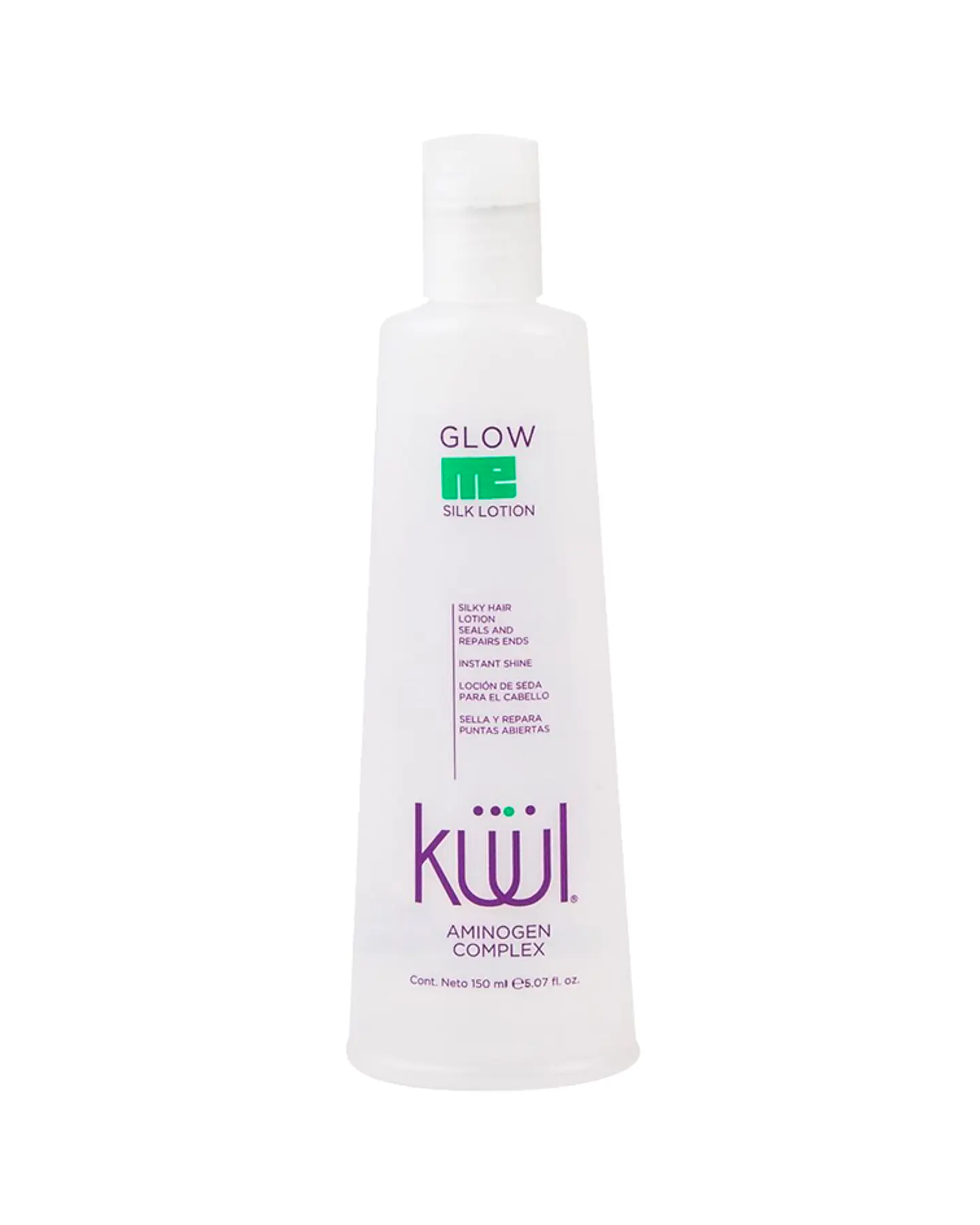 Loción para Puntas Abiertas y Brillo Silk Lotion KÜÜL Glow Me 150ml 1