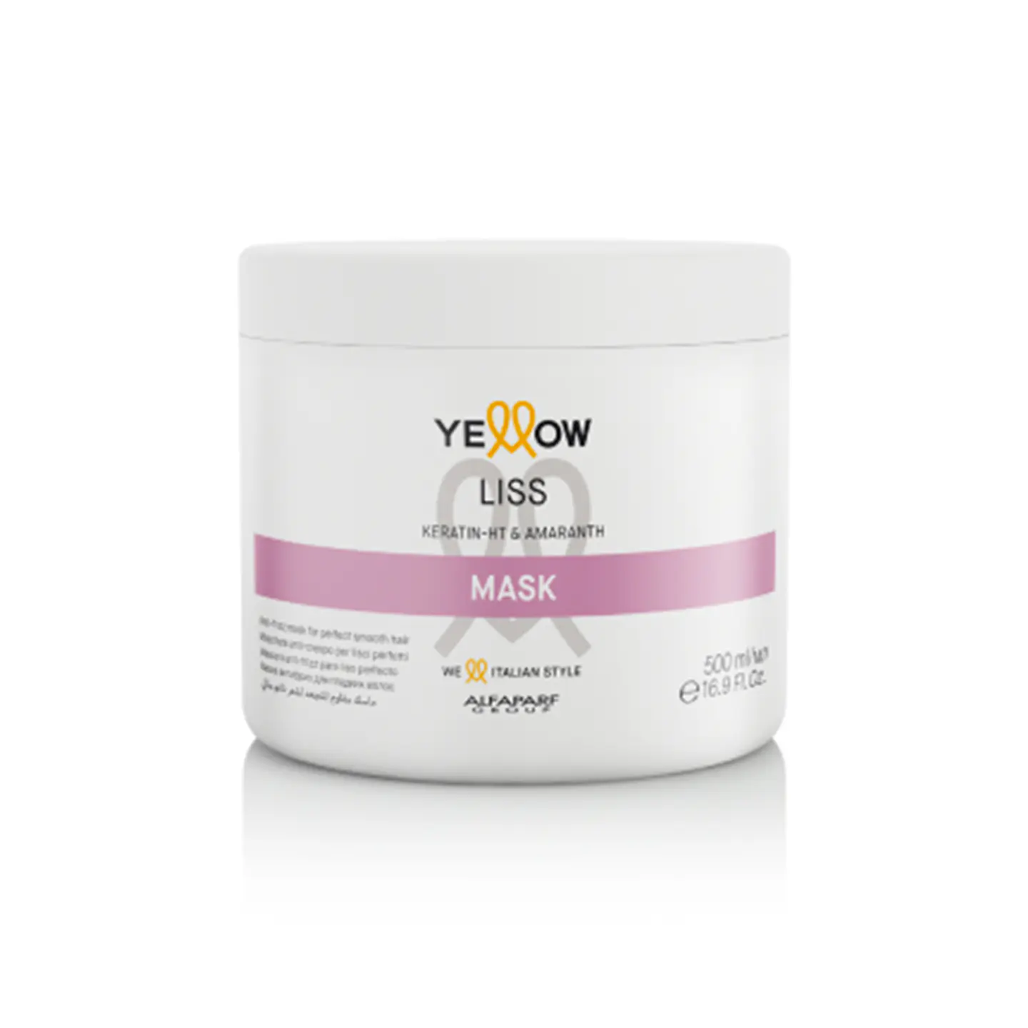 Mascarilla Anti Frizz Liso Perfecto YELLOW Liss 500ml 1