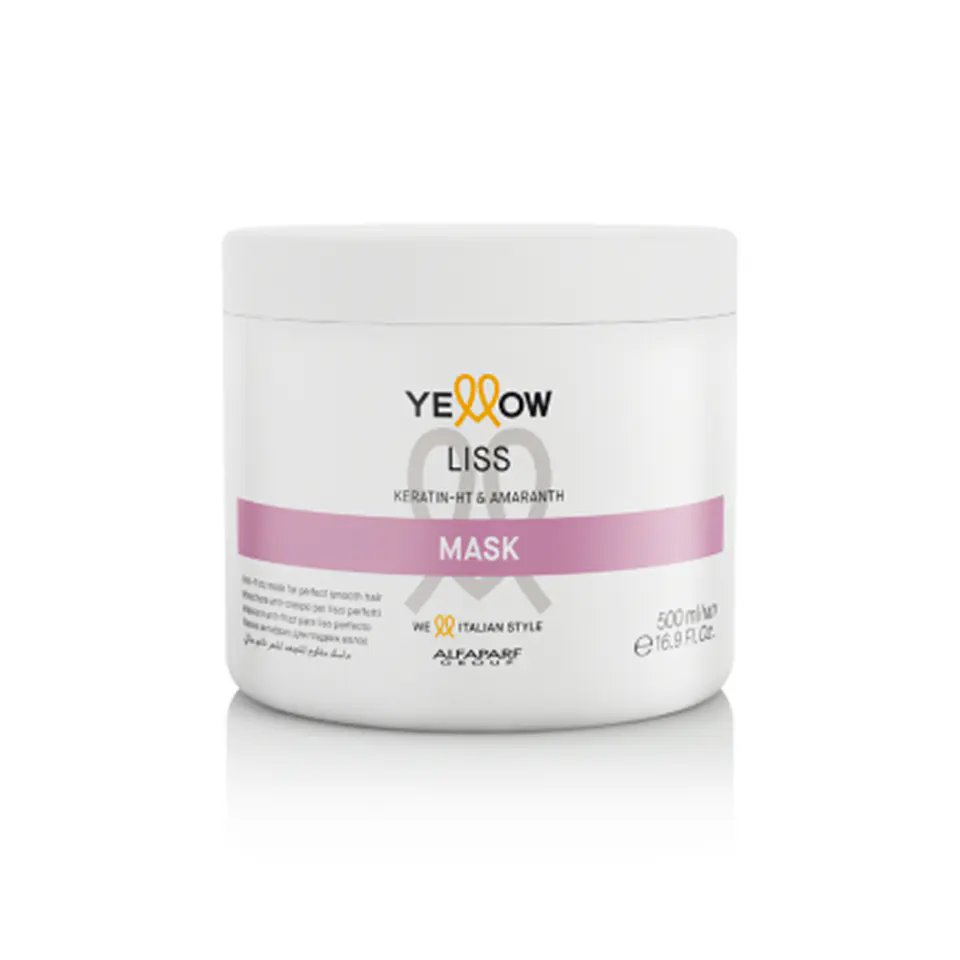 Mascarilla Anti Frizz Liso Perfecto YELLOW Liss 500ml 1