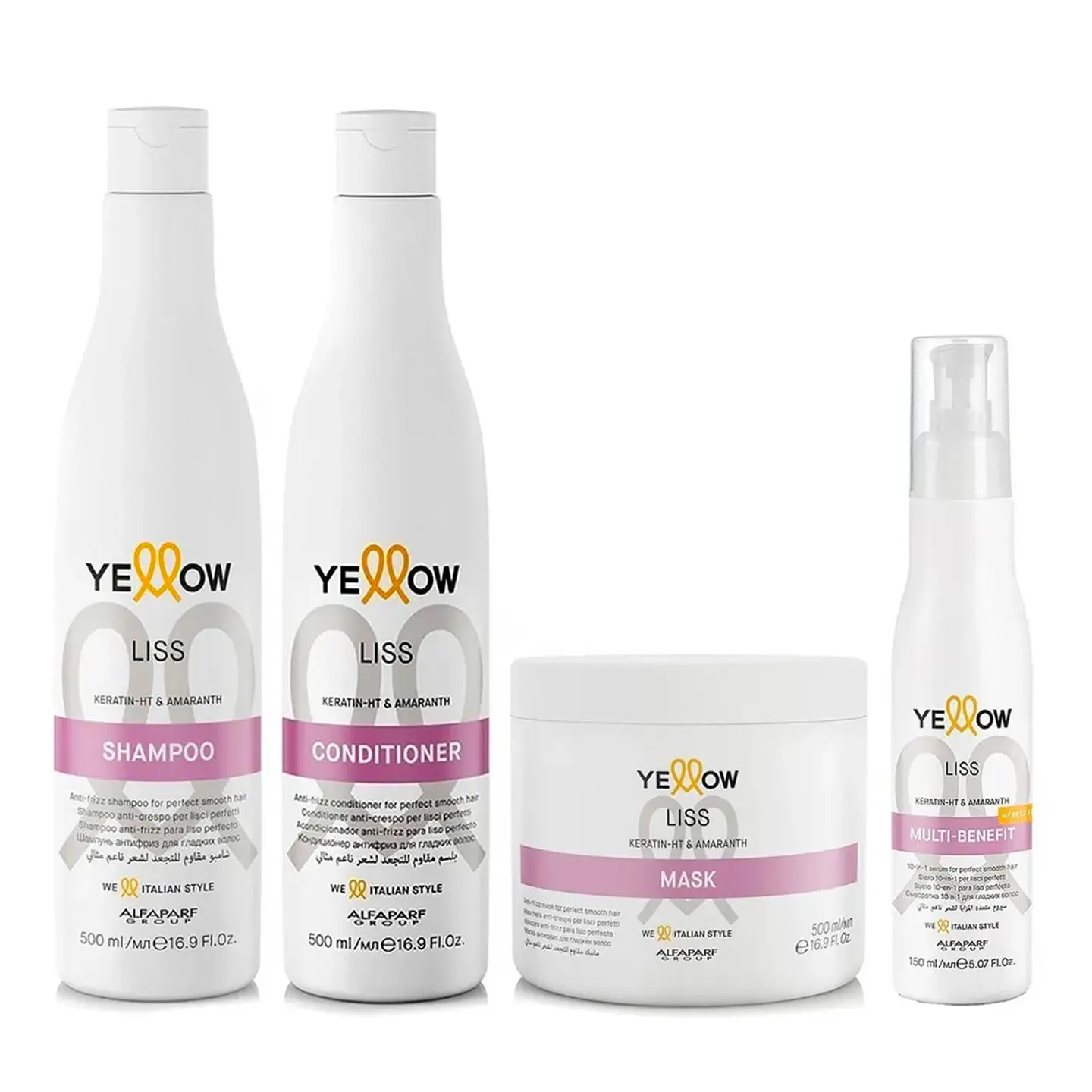 Combo Anti Frizz Liso Perfecto YELLOW Liss 1