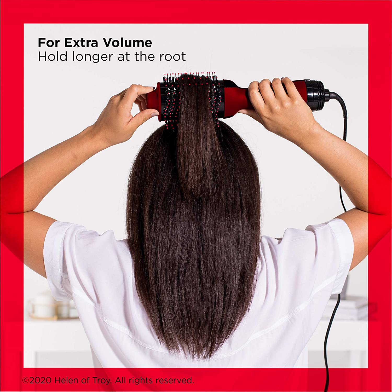 Cepillo Alisador Secador One Step Volumizer REVLON Edición Especial ROJO