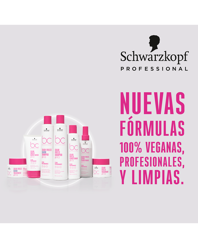 Champú con Queratina Vegana y pH 4.5 Color Freeze BONACURE 1000ml