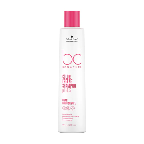 Shampoo Sin Sulfatos con Queratina Vegana y pH 4.5 Color Freeze BONACURE 250ml
