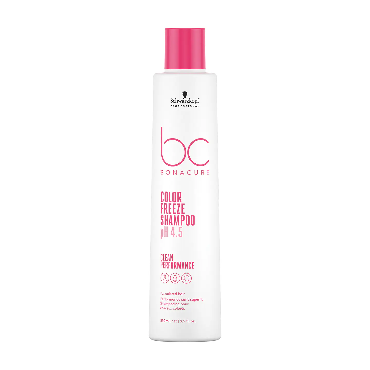 Shampoo Sin Sulfatos con Queratina Vegana y pH 4.5 Color Freeze BONACURE 250ml 1