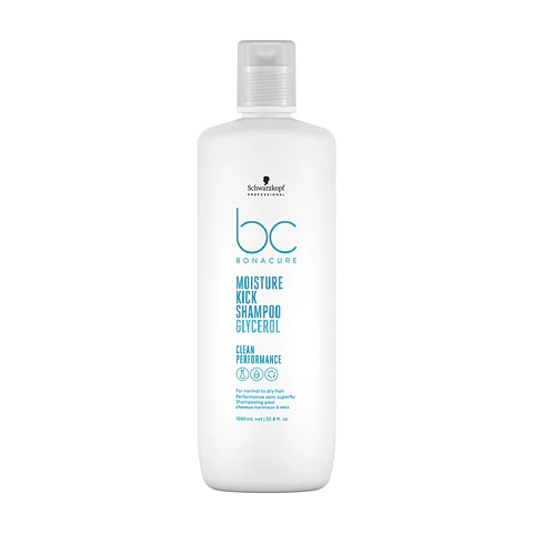 Shampoo con Queratina Vegana y Glicerol Moisture Kick BONACURE 1000ml