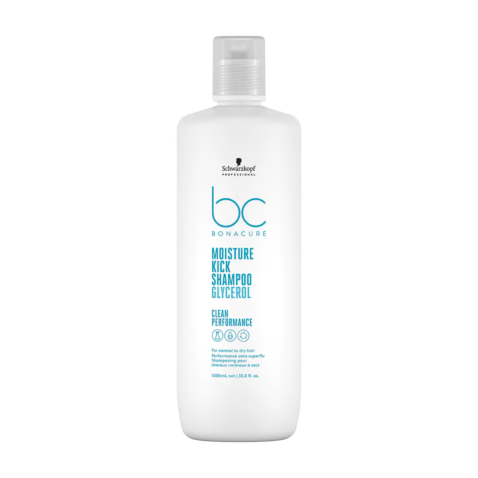 Shampoo con Queratina Vegana y Glicerol Moisture Kick BONACURE 1000ml 1
