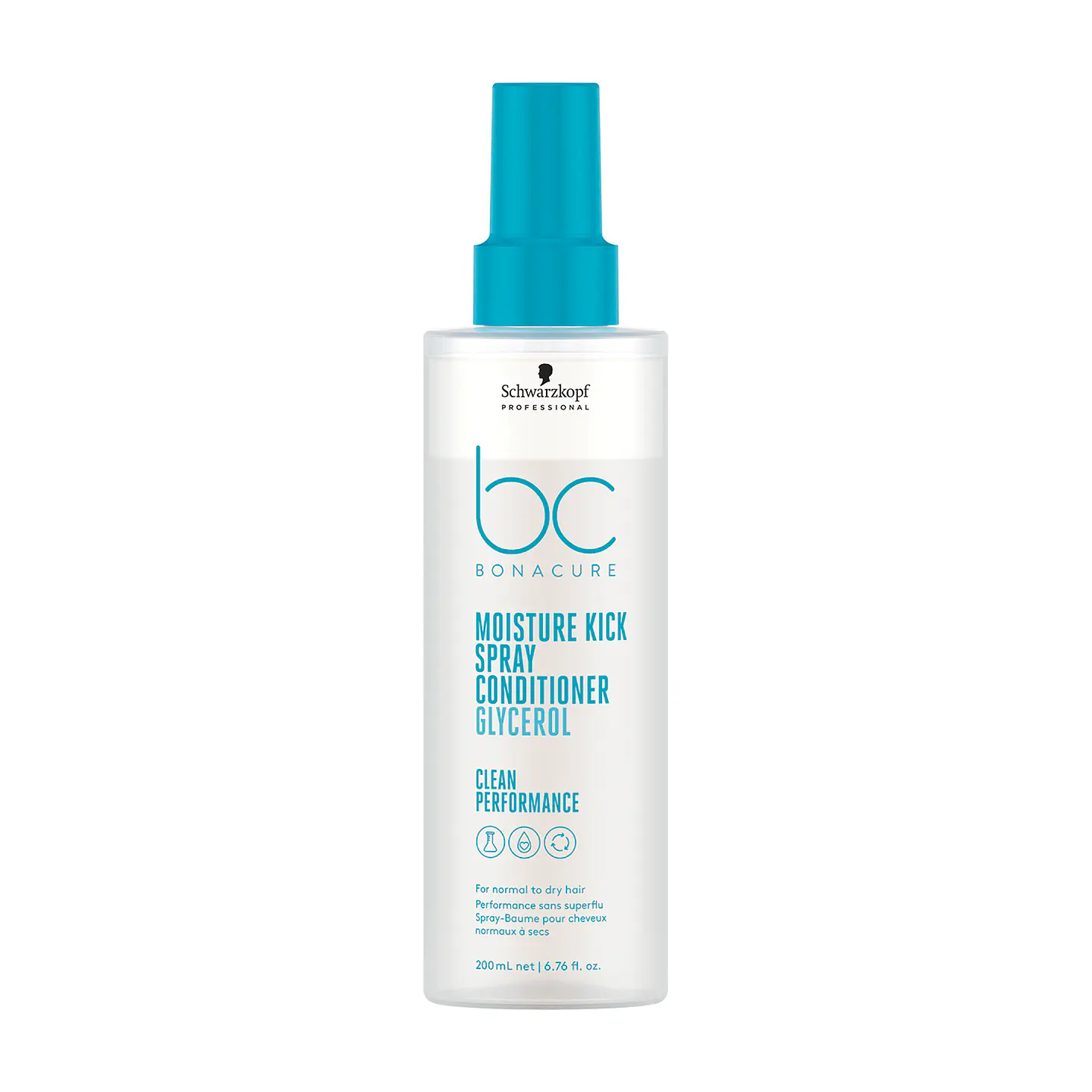 Spray Acondicionador con Queratina Vegana y Glicerol Moisture Kick BONACURE 200ml 1