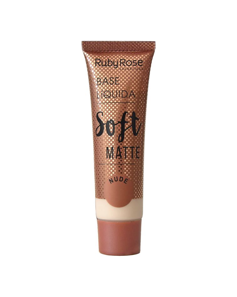 Base Líquida RUBY ROSE Soft Matte Grupo 1 Nude 29ml