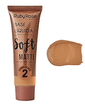 Base Líquida RUBY ROSE Soft Matte Grupo 3 Chocolate 29ml