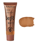 Base Líquida RUBY ROSE Soft Matte Grupo 3 Chocolate 29ml