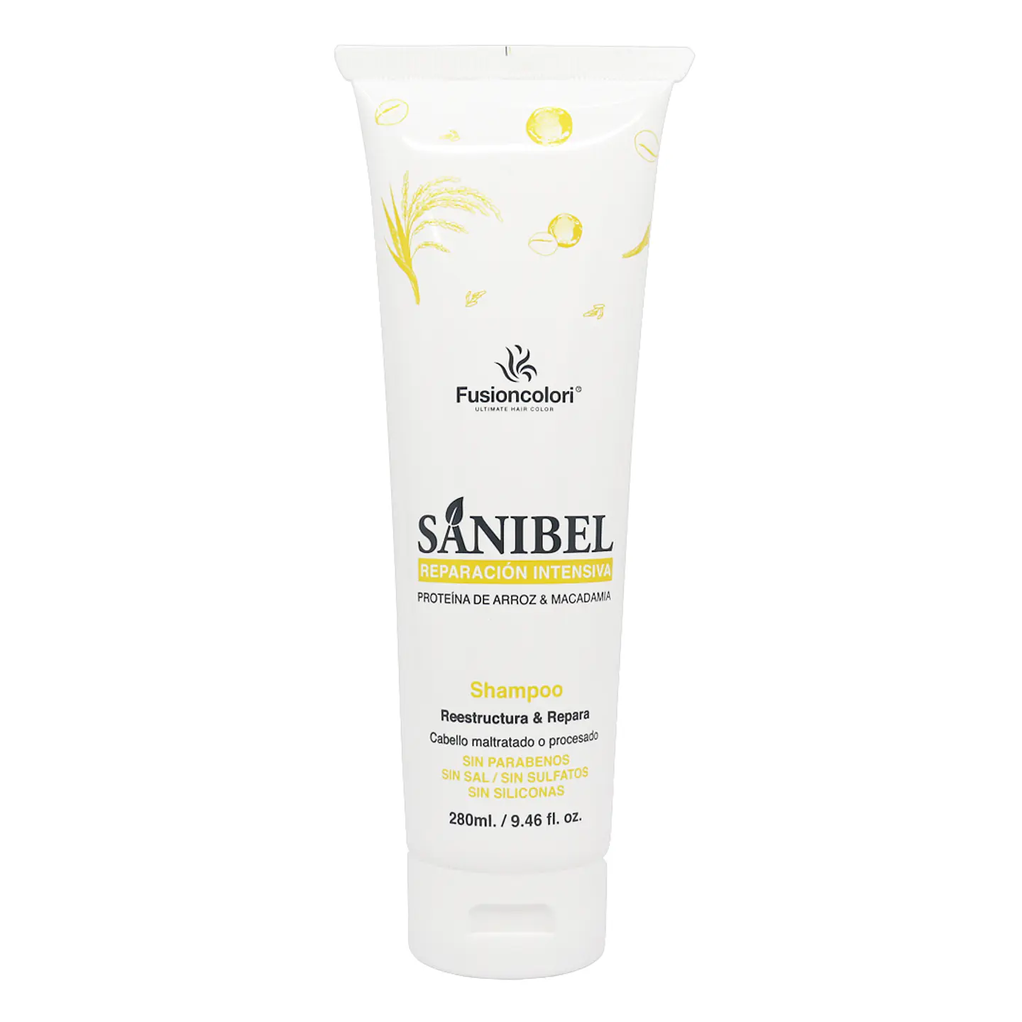 Shampoo Regenerador SANIBEL Reparación Intensiva 280ml 1