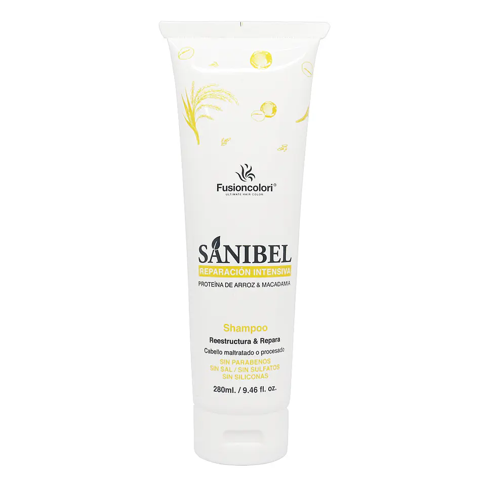 Shampoo Regenerador SANIBEL Reparación Intensiva 280ml 1