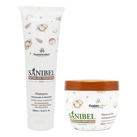 Combo Shampoo + Mascarilla SANIBEL Nutrición Profunda