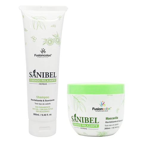 Combo Shampoo + Mascarilla SANIBEL Cuidado Relajante