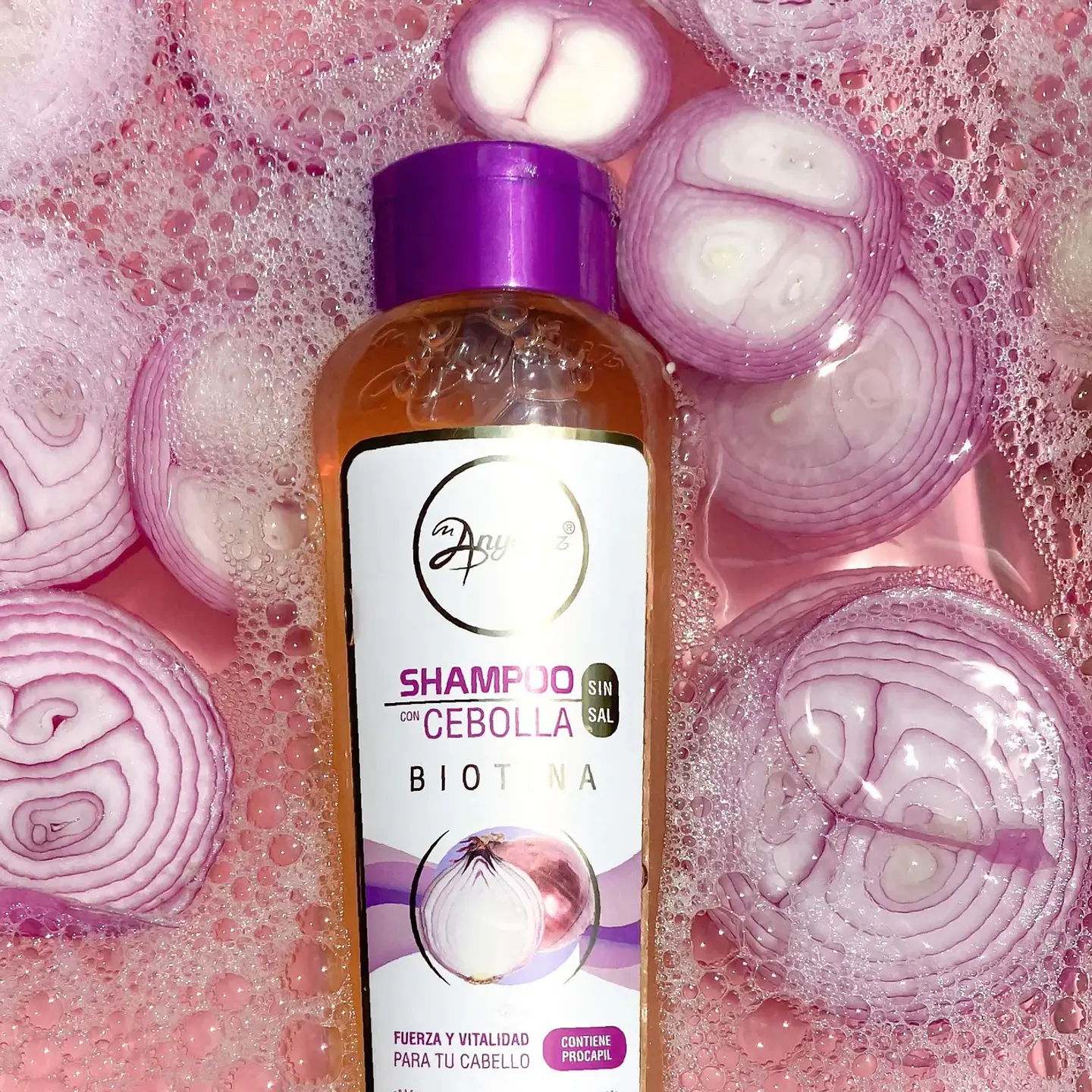 Shampoo de Cebolla ANYELUZ 500ml 3