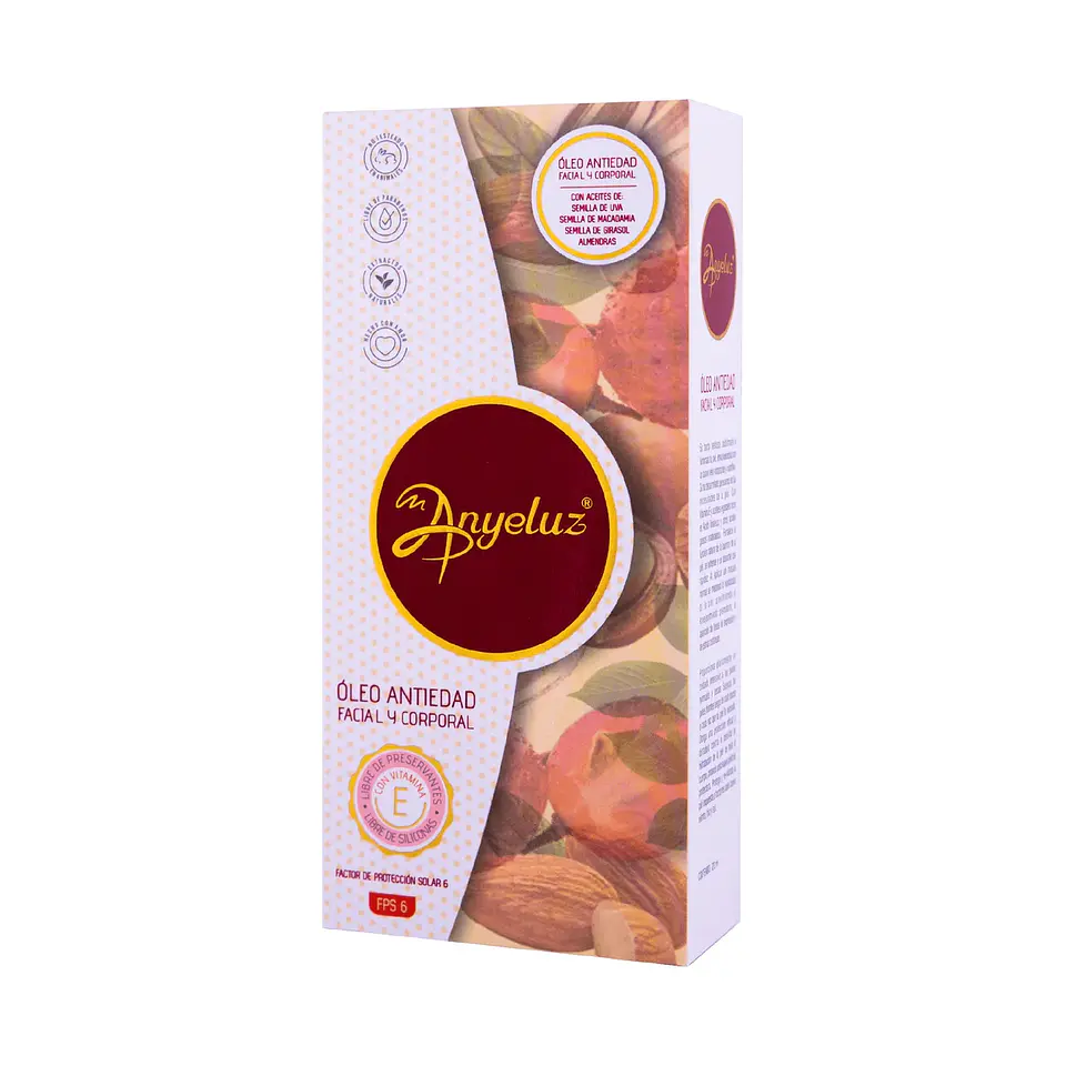 Óleo Antiedad Facial y Corporal ANYELUZ 120ml 4