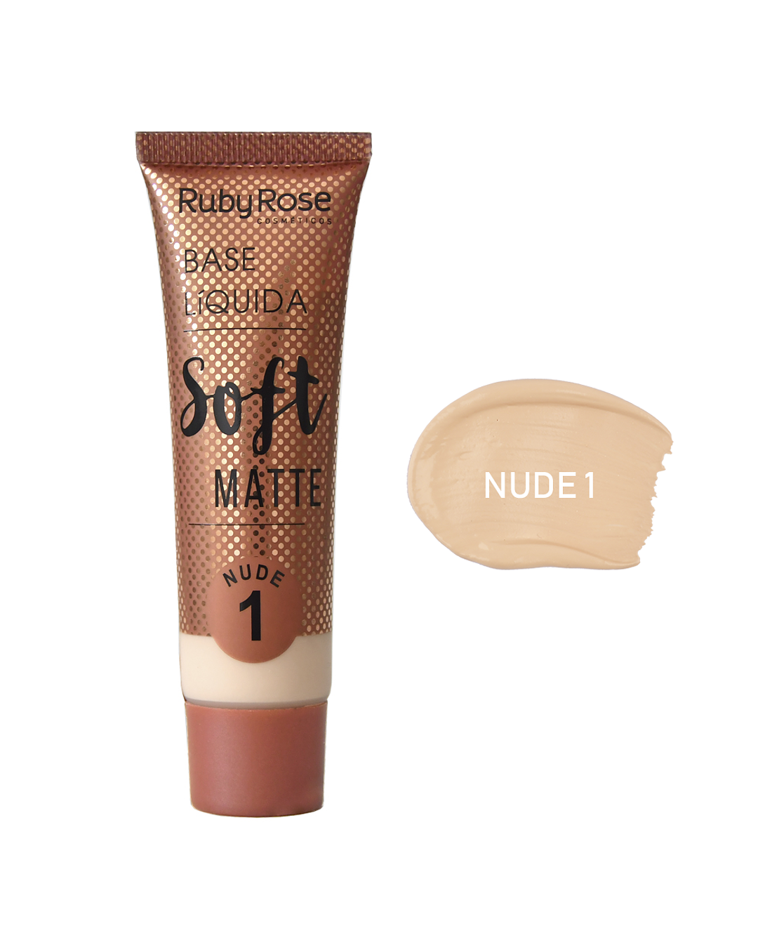 Base Líquida RUBY ROSE Soft Matte Nude 29ml