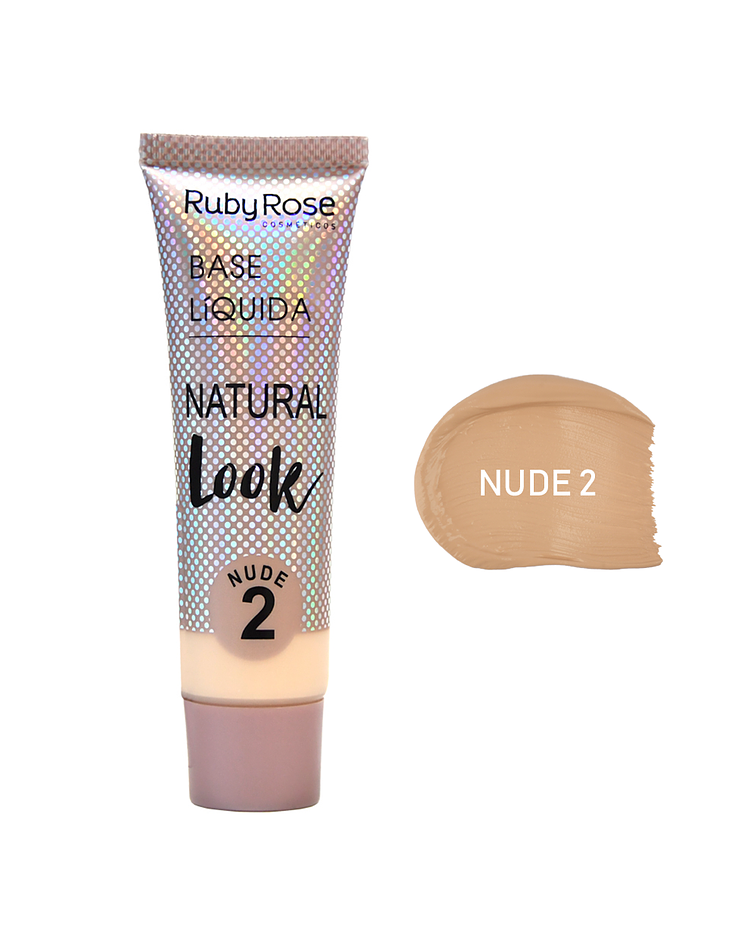 Base Líquida RUBY ROSE Natural Look Grupo 1 Nude 29ml