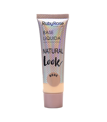 Base Líquida RUBY ROSE Natural Look Grupo 2 Beige 29ml