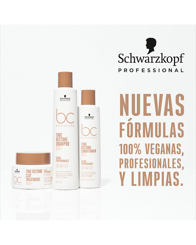 Combo Champú Micelar + Tratamiento Q10+ Time Restore BC Bonacure