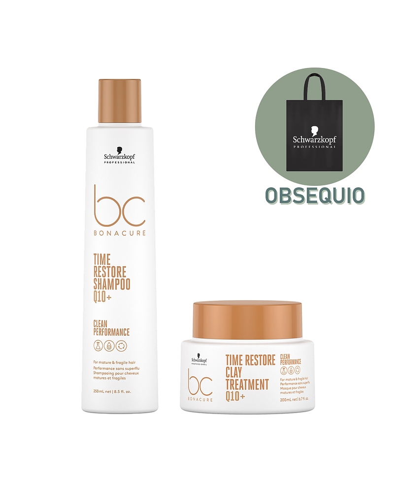 Combo Champú Micelar + Tratamiento Q10+ Time Restore BC Bonacure