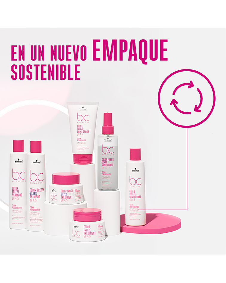 Combo Champú + Acondicionador pH 4.5 Color Freeze BC Bonacure