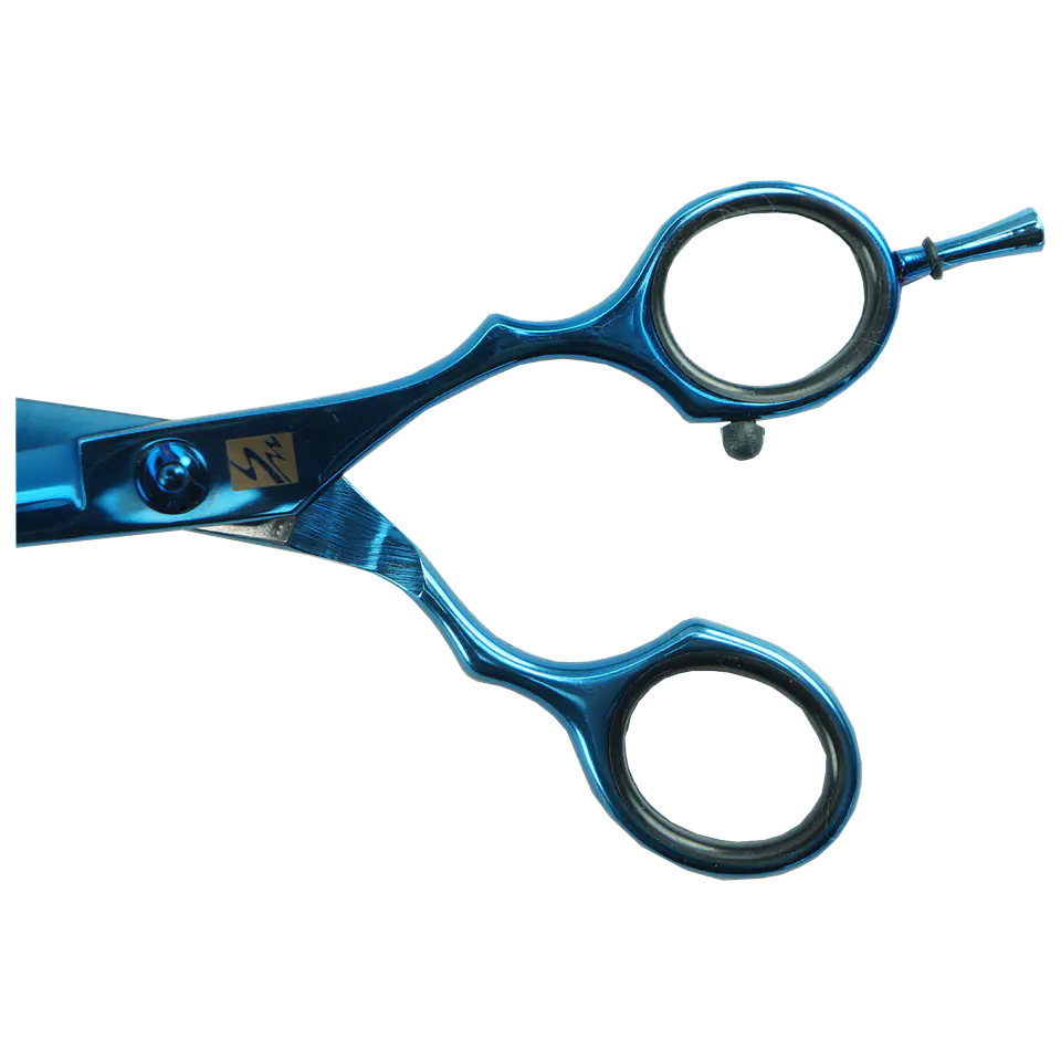 Tijeras Peluquería Profesionales Microdentada Blue 5.5″ STRONG SCISSORS Y V8BE-5.5